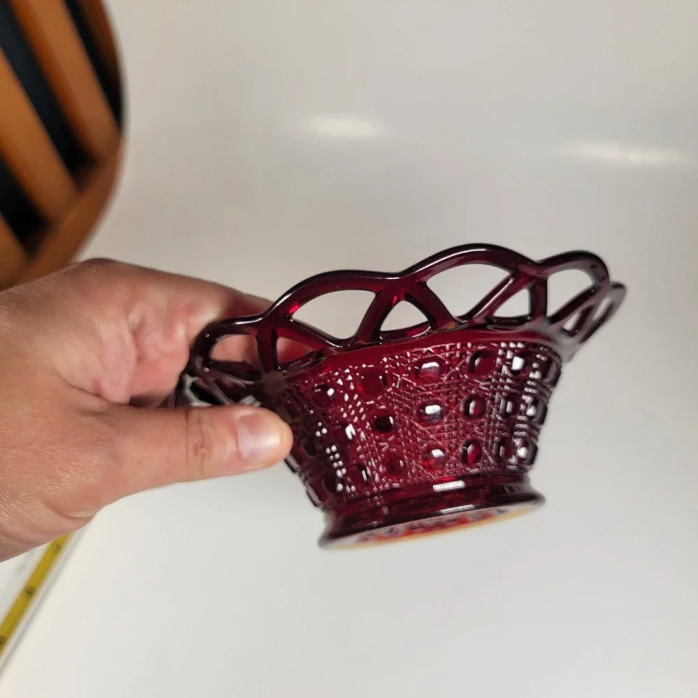 Antique GLOW Imperial Glass 5.75